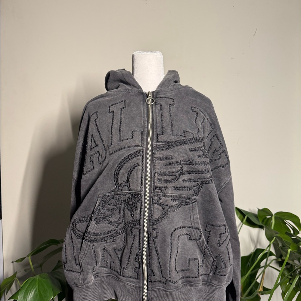 Pendleton Gray Hooded Jacket - image 2